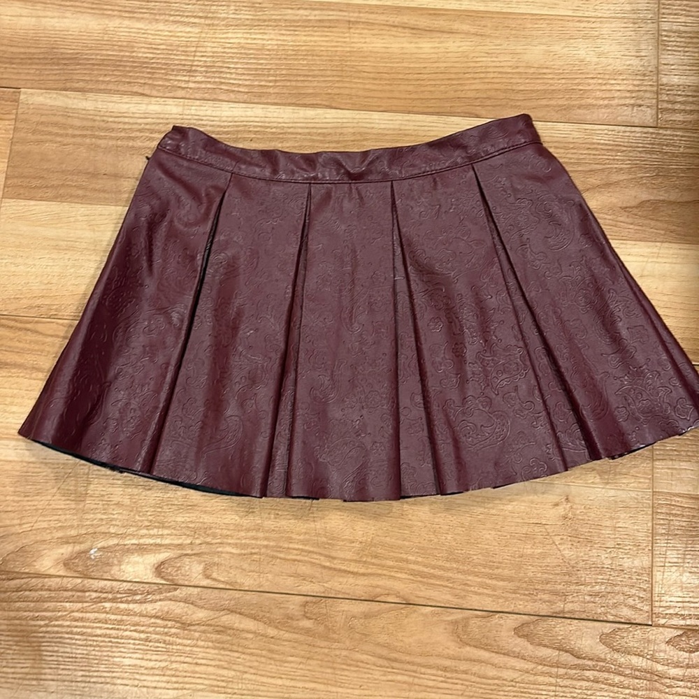American Girl Embossed Pleated Skirt